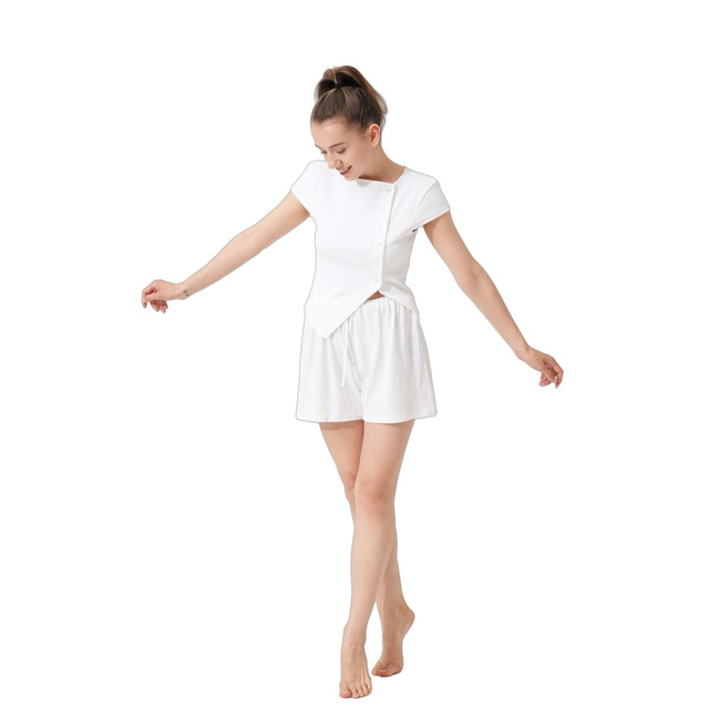Casualowe spodenki z konopi