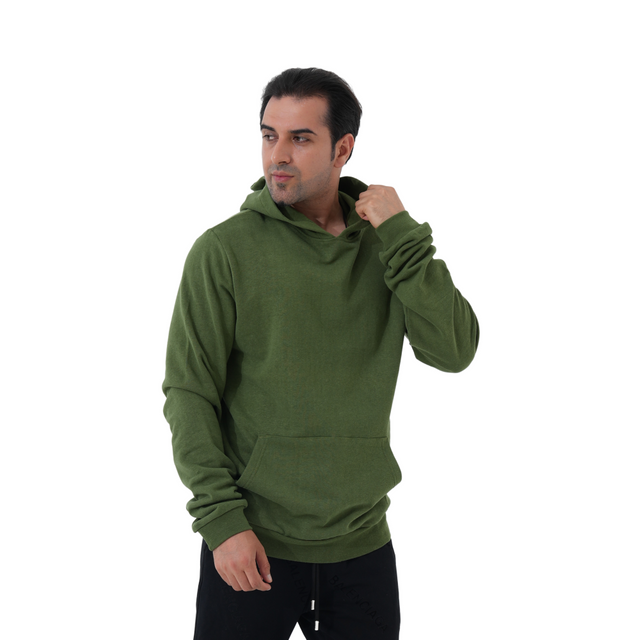 Erkekler i&ccedil;in Kenevir Kap&uuml;şonlu &Uuml;st